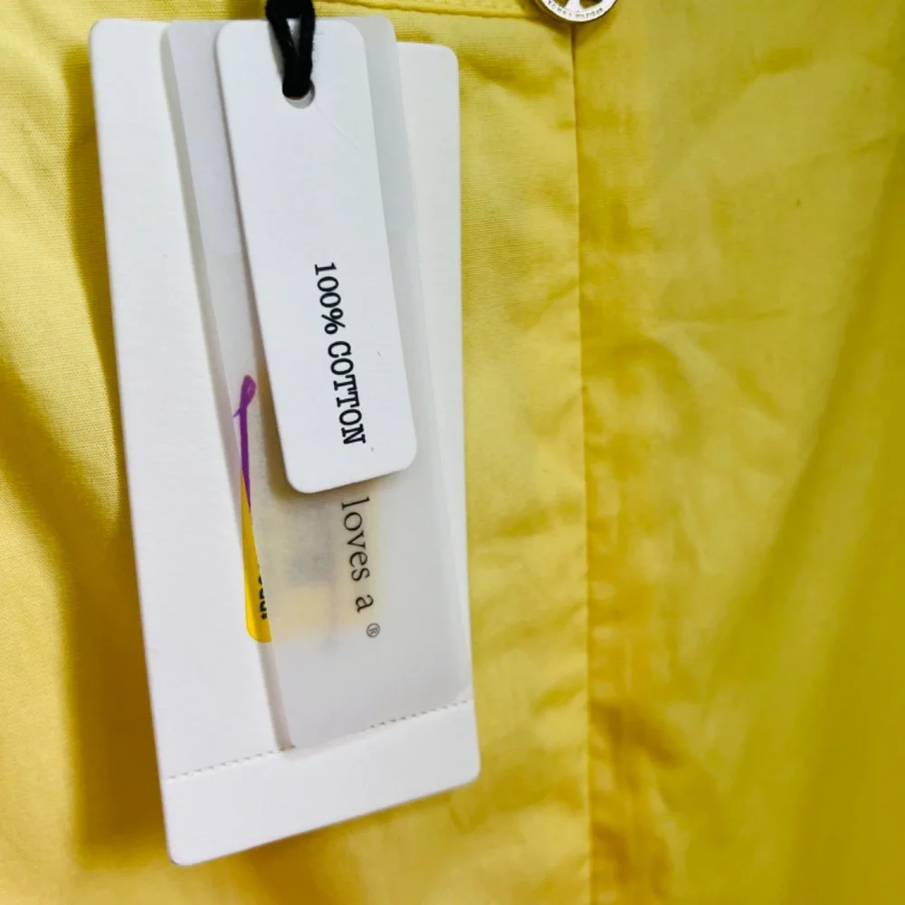 Women’s Sleeveless Cutout Poplin A - Line Midi Dress Size L  Light - Yellow - Picture 12 of 16